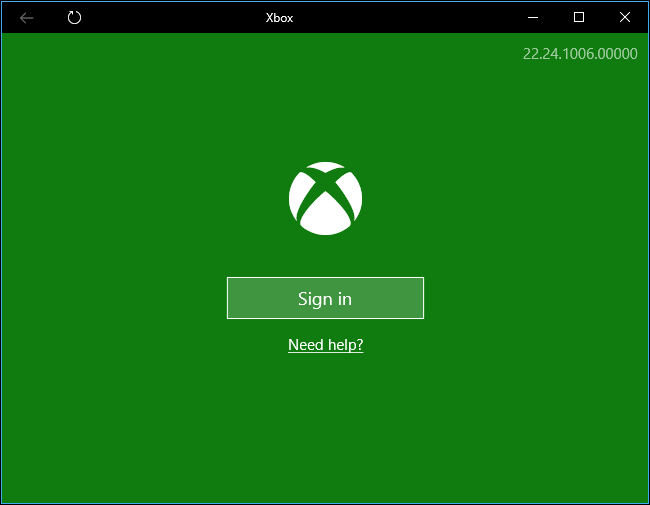 Вход в приложение Xbox для доступа к настройкам Game DVR