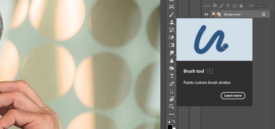 Клавиша B и мягкая кисть Soft Round