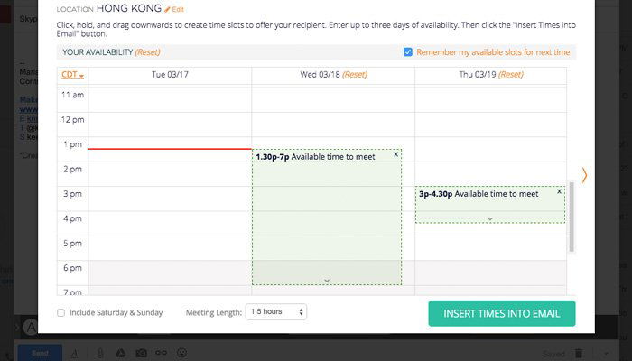 Перетаскивание и выделение временных интервалов в календаре