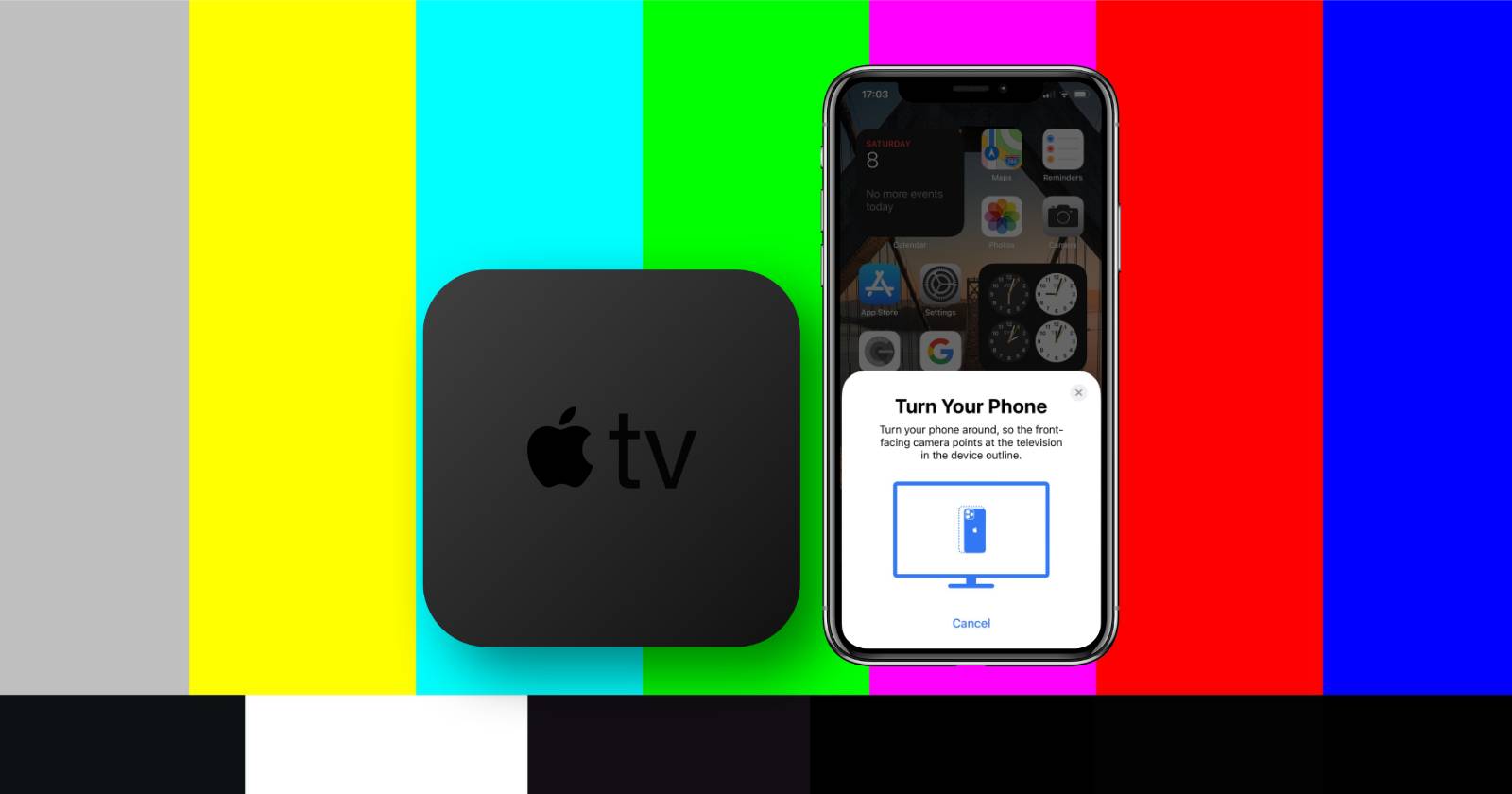 Калибровка цветов Apple TV 4K с iPhone