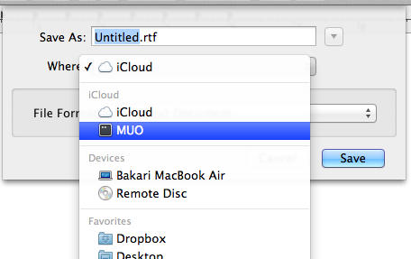 Меню опций файла iCloud: Переименовать, Дублировать, Поделиться