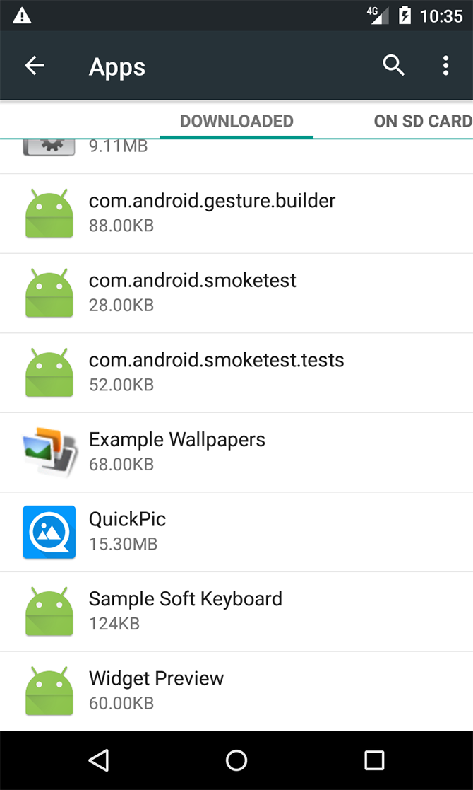android 5: выбор приложения