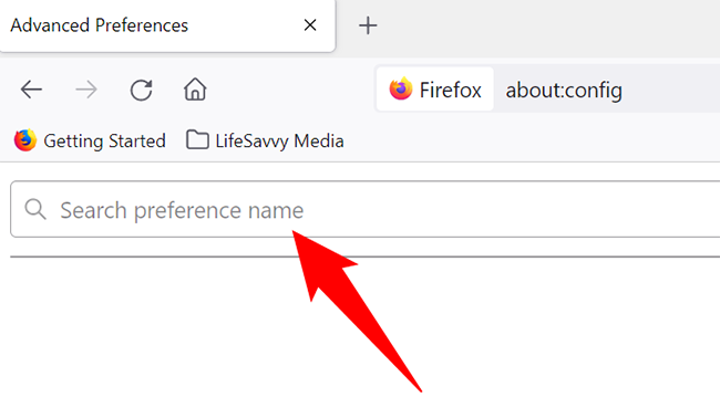 Поиск по слову JavaScript в about:config