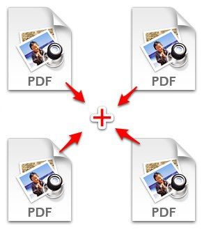 Перетаскивание нескольких PDF в Preview на Mac