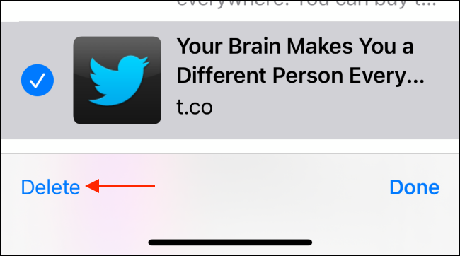 Выберите страницы и нажмите Удалить