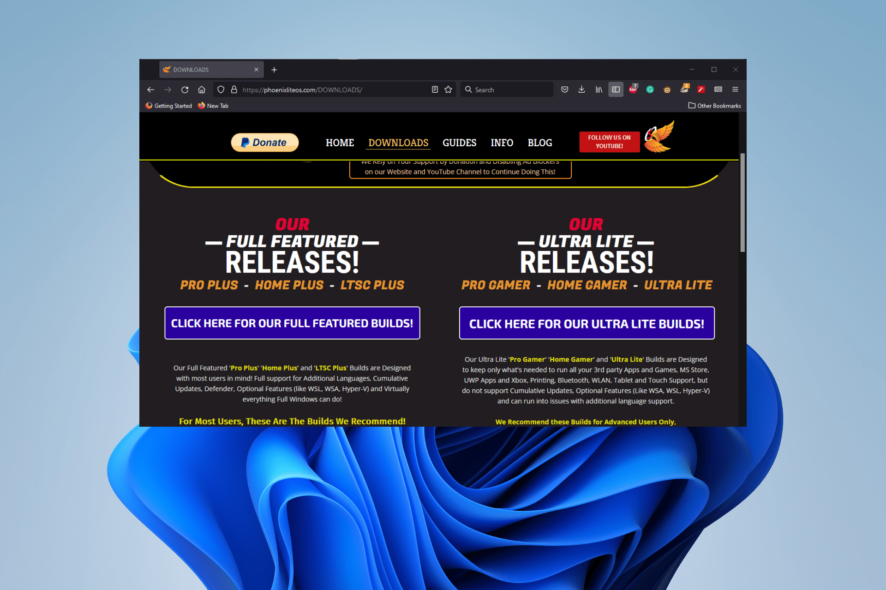 Лучшие кастомные ISO для Windows 11