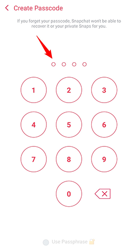 Введите новый код доступа