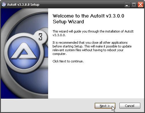 AutoIt: макрос для запуска CCleaner