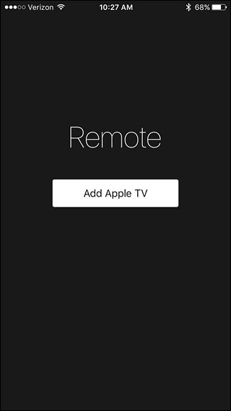 Добавление Apple TV в приложении Apple TV Remote на iPhone