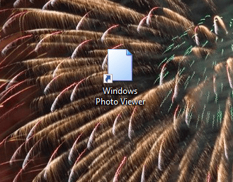 Ярлык Windows Photo Viewer на рабочем столе