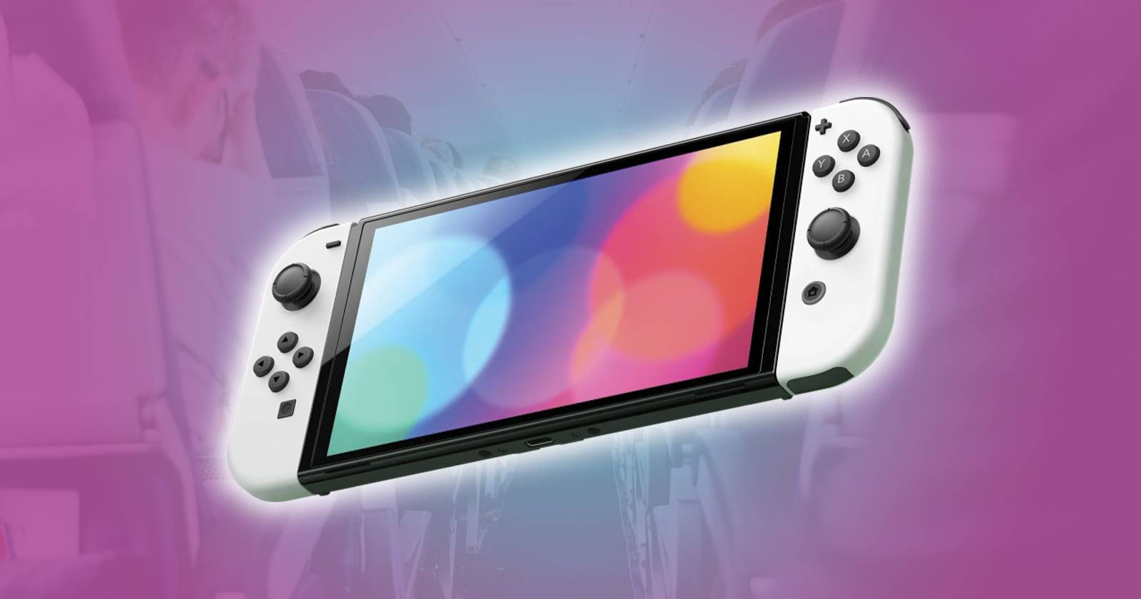 Nintendo Switch в авиарежиме на борту самолёта