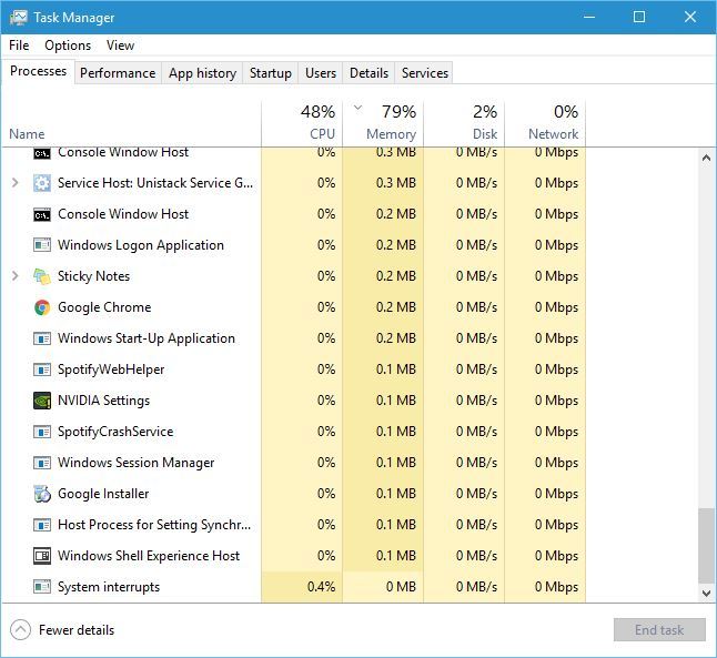 Классическая панель управления Windows с настройками системы