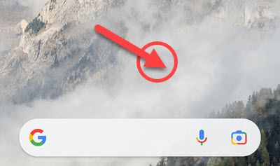 Длительное нажатие на рабочем столе для перехода в режим редактирования экранов.