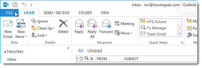 Импорт контактов в Outlook 2013 из одного .vcf