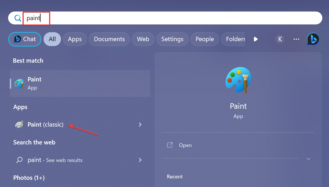 Результаты поиска: Paint (classic)