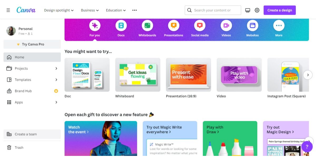 Создание дизайнов с помощью Canva