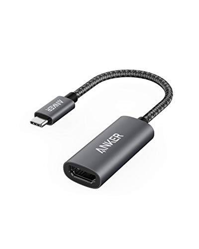USB-C‑HDMI адаптер подключён к телефону