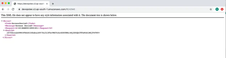 Access Denied при закрытом доступе к объекту