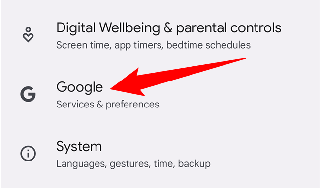 Scroll down and select the 