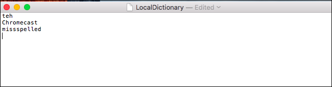 Пример содержимого LocalDictionary