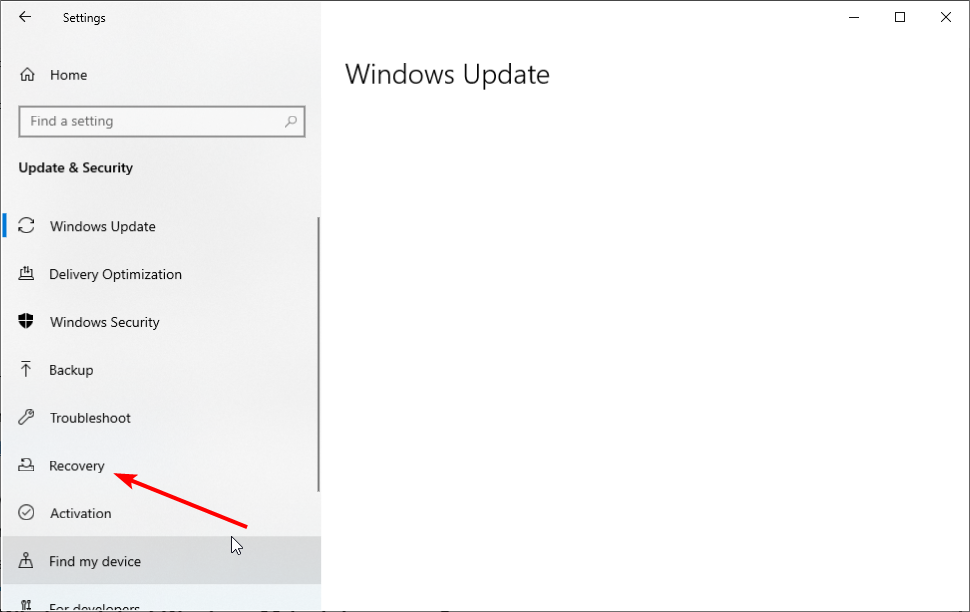Восстановление Windows
