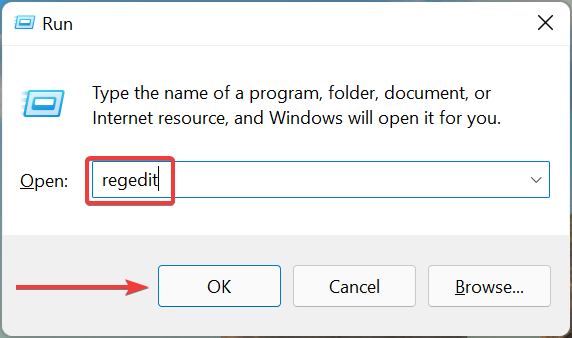 Запуск редактора реестра