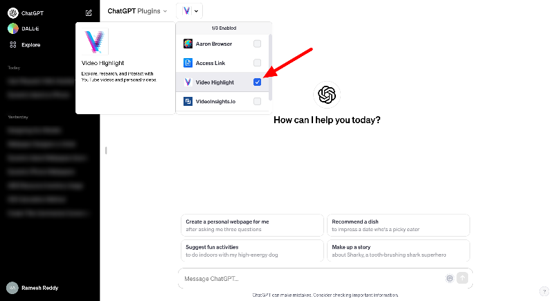 use chatgpt plugins
