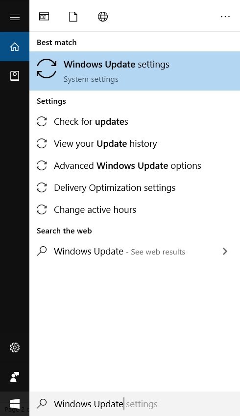 Windows Updateの画面