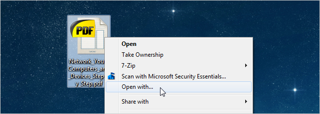 Назначить Chrome программой по умолчанию для PDF