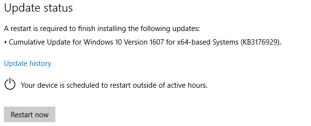 Состояние обновления Windows 10 — проверка обновлений