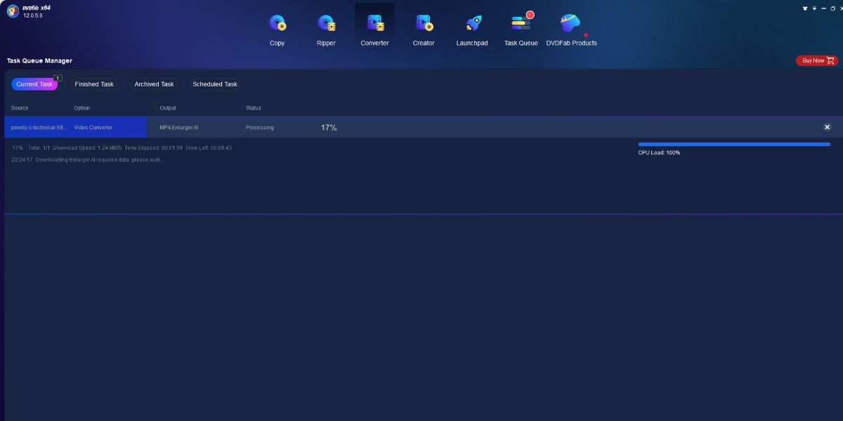 DVDFab: прогресс апскейла до 4K