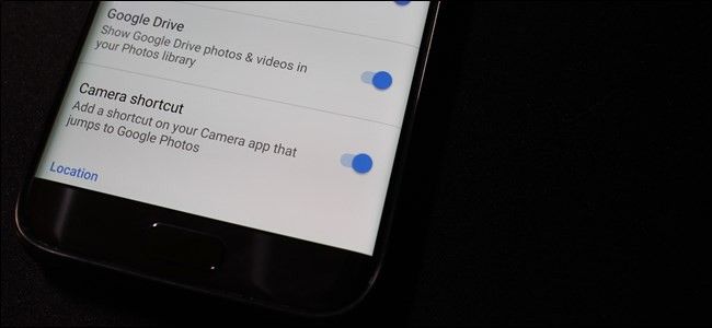 Добавить ярлык Google Photos в камеру Android