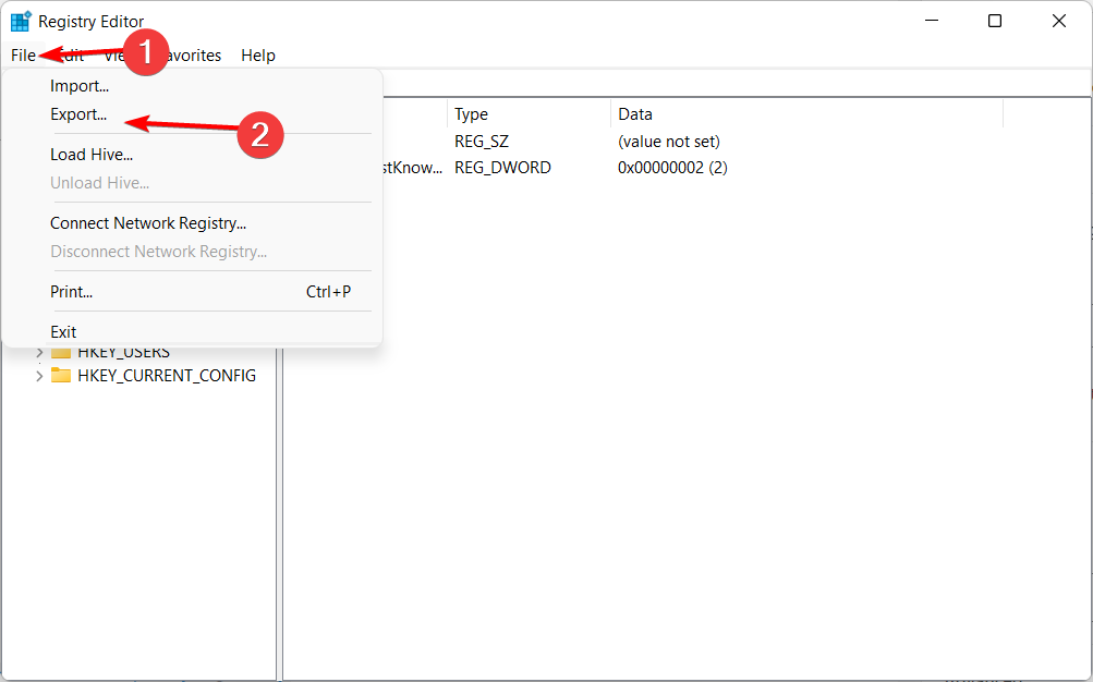 export how to fix high ping
