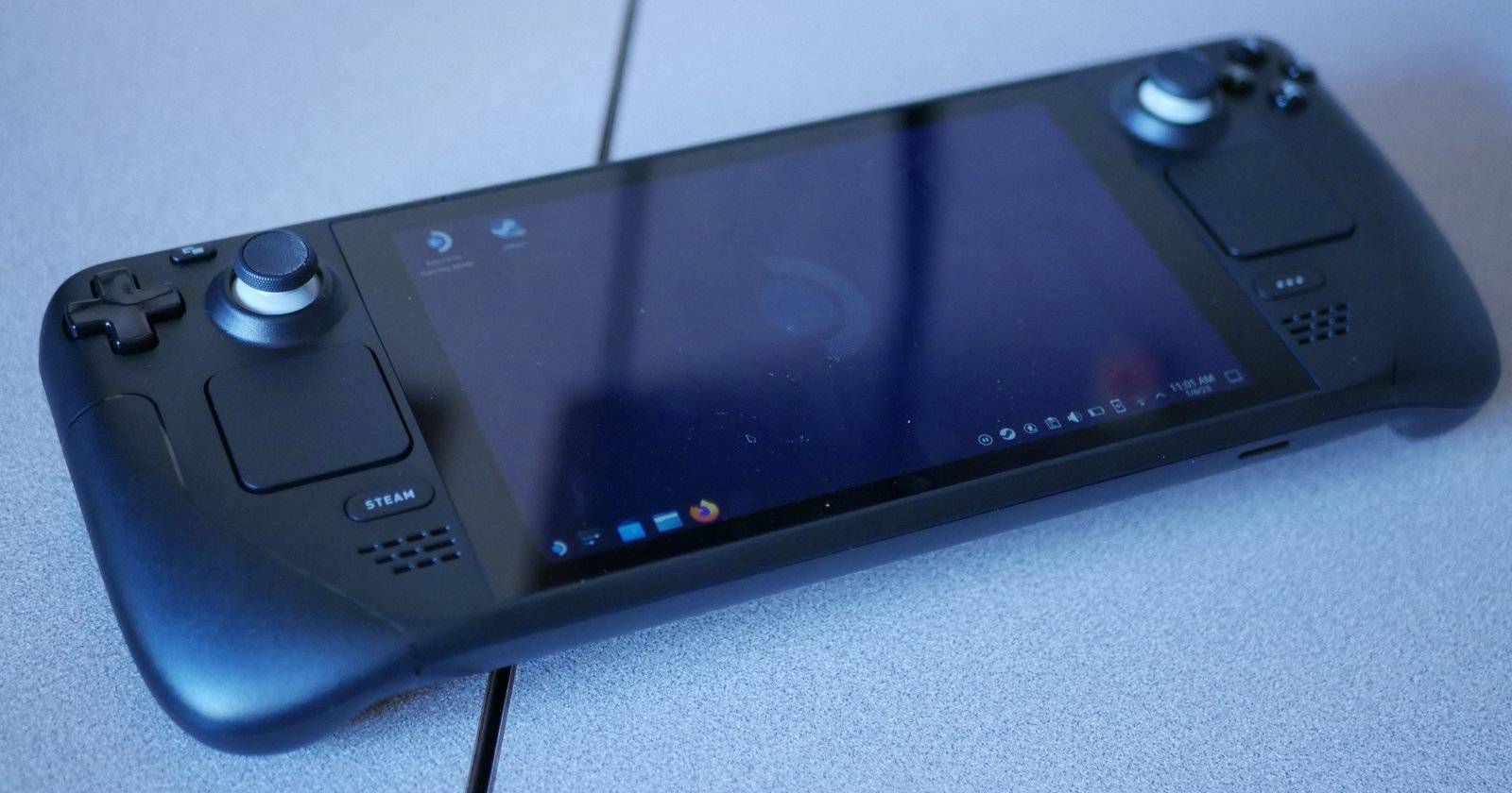 Steam Deck в режиме рабочего стола.