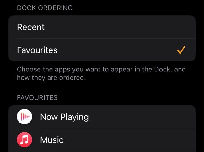Экран Дока Apple Watch: упорядочение по избранным приложениям