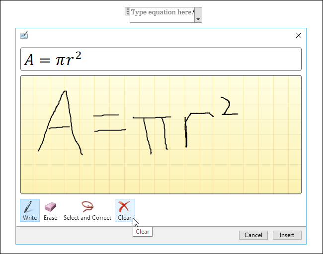 Кнопка Очистить
