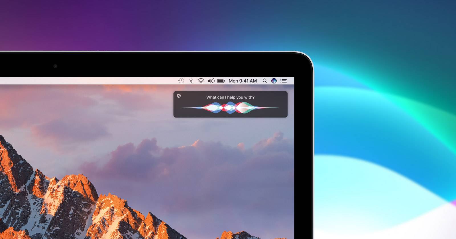 macOS: интерфейс Siri на рабочем столе