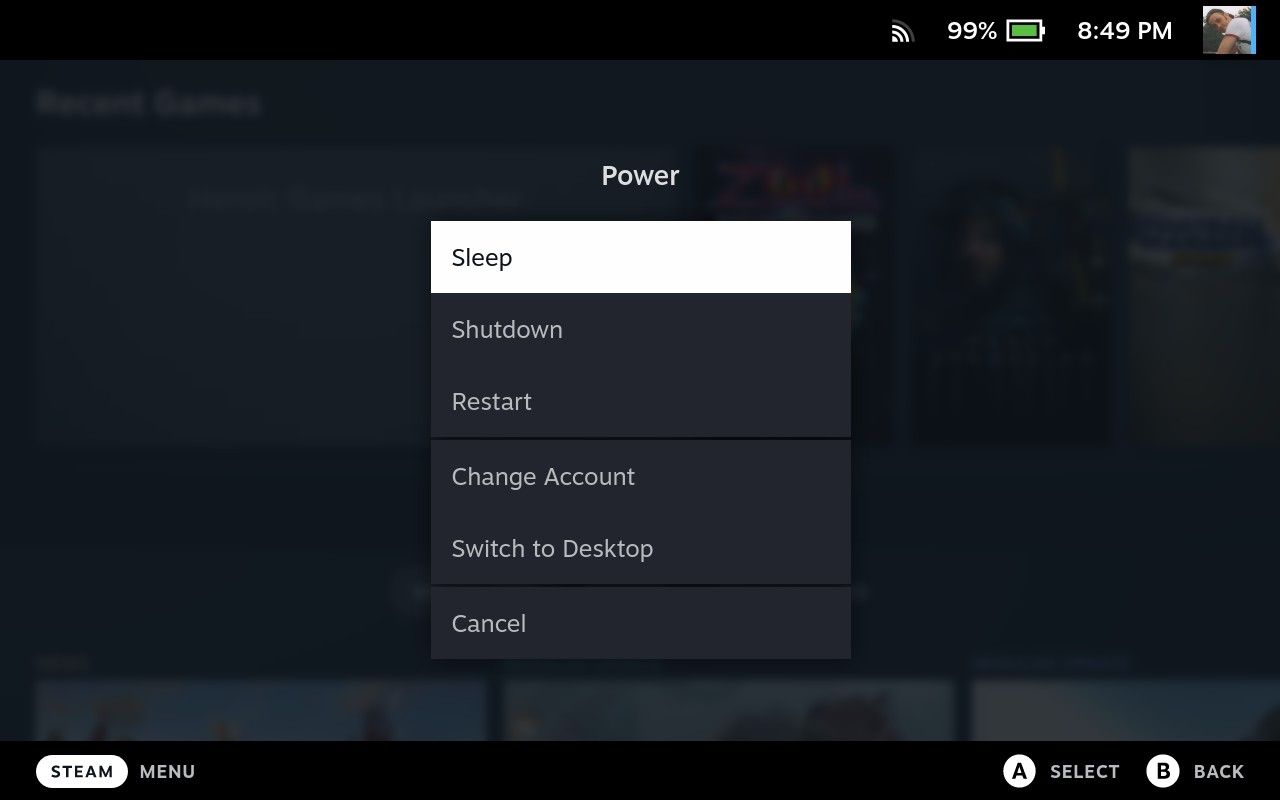 Switch to desktop mode on Steam Deck