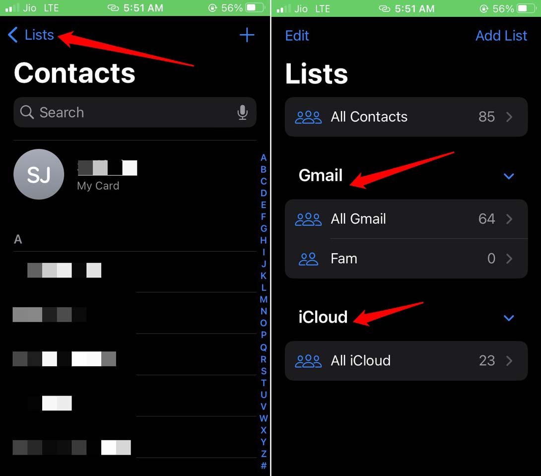 Как восстановить исчезнувшие контакты на iPhone