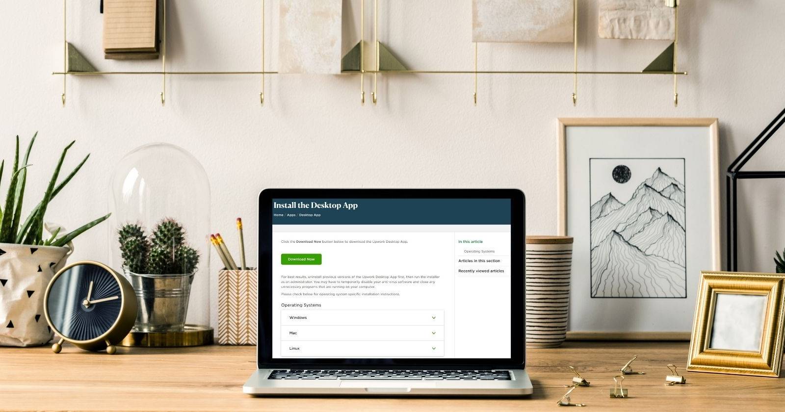 Upwork Desktop: отслеживание часов и скриншотов