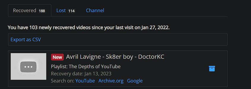 Профиль и настройки RecoverMy.Video