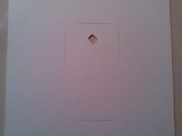 Съёмка документа через картонную платформу