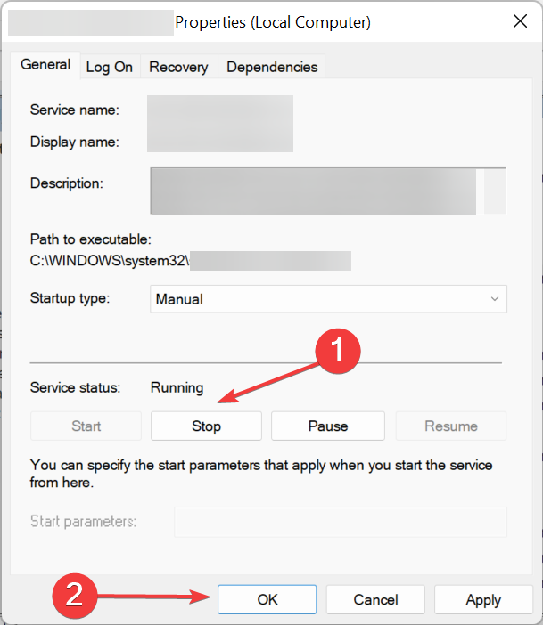 Остановка службы Nahimic