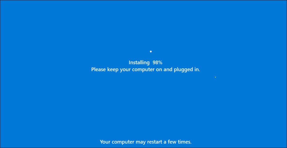 Переустановка Windows после сброса