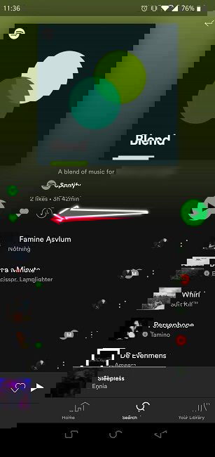 Кнопка загрузки плейлиста для прослушивания офлайн