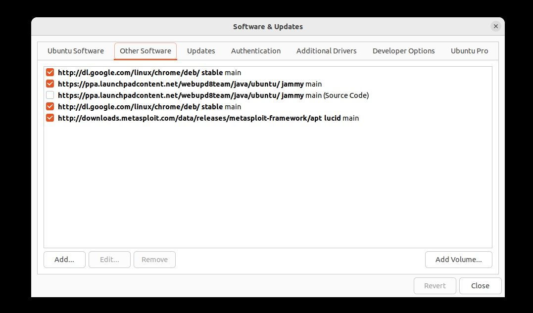Окно «Обновление программного обеспечения» с вкладкой Другие программы