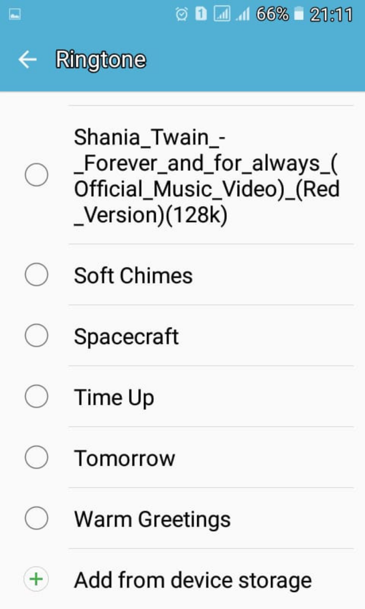 Показать все рингтоны