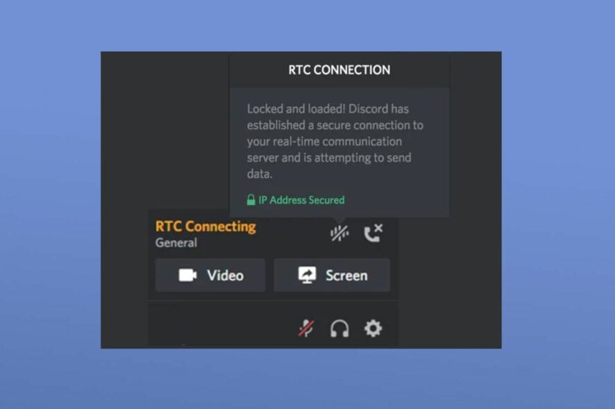 Discord застрял на RTC Connecting — как исправить