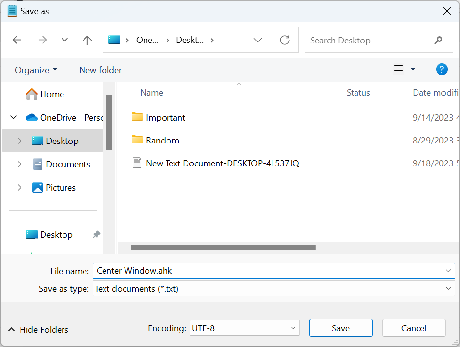 инструкция для сохранения скрипта
