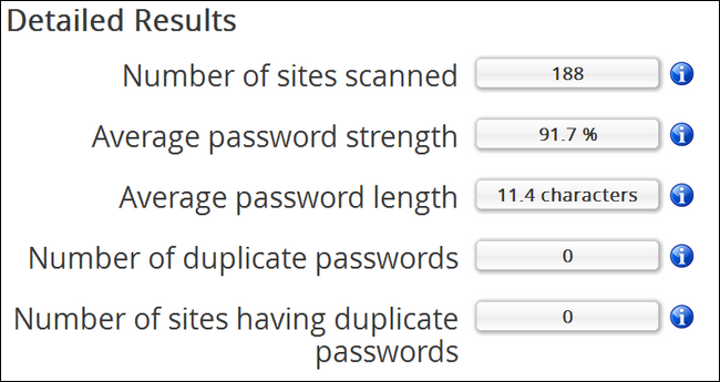 Скриншот: итоговый список с уменьшением числа дублирующихся и просроченных паролей